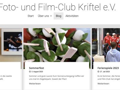 Wir sind online